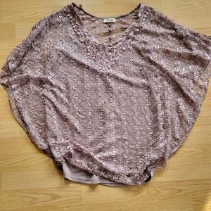 Cream color lace tank top